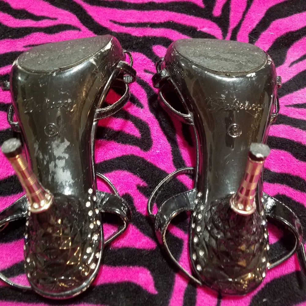 💎Rhinestone Heels☆ Size 8💎 Bling - Picture 10 of 12